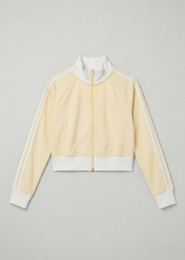CHAMARRA CROP CALI STRIPES