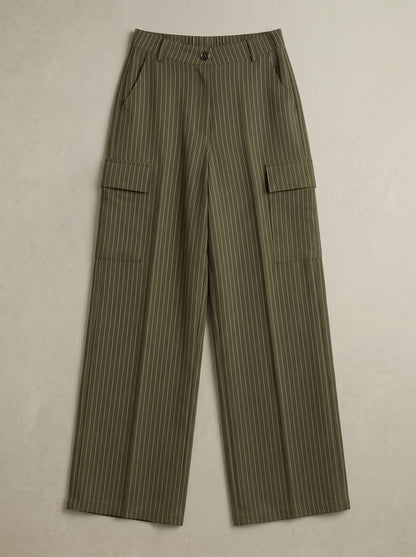 Pantalón Cargo Pinstripe