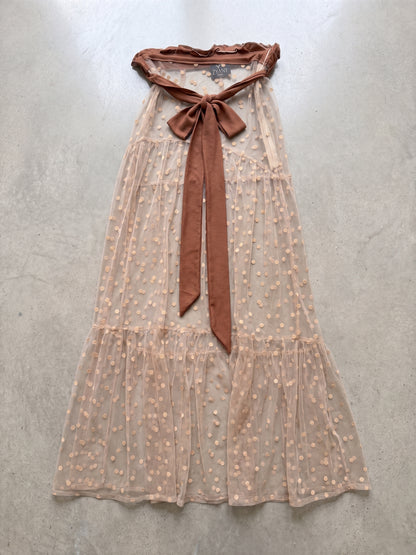 Maxi Falda Mesh Plumeti