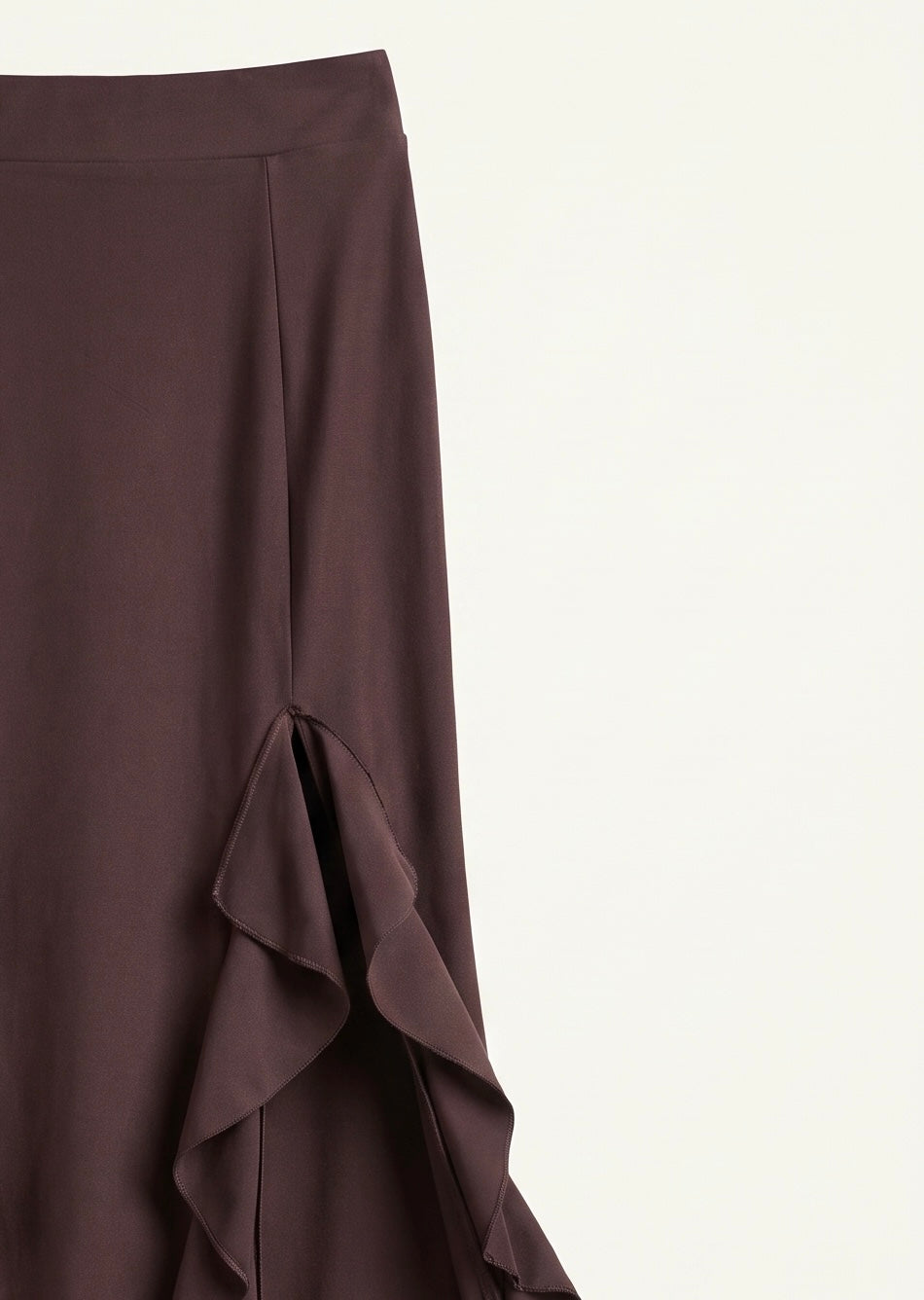 Falda Midi Casino Ruffles