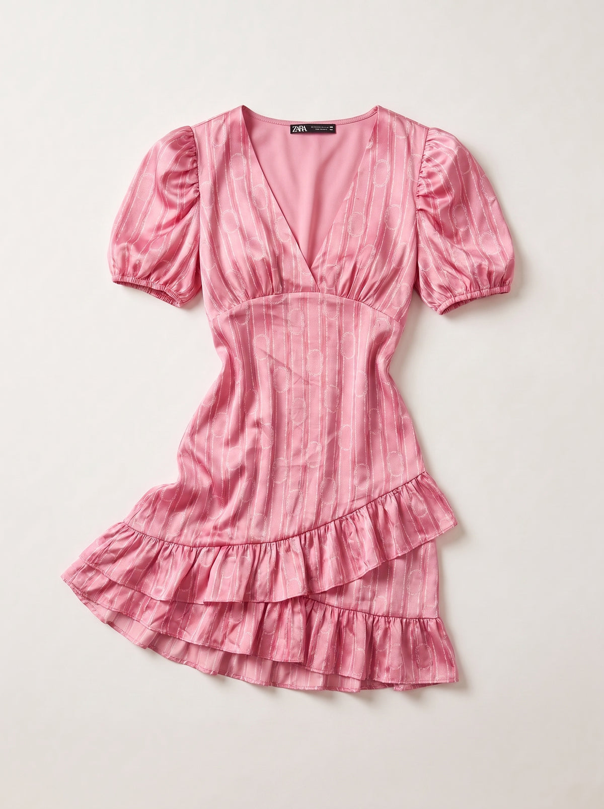 VESTIDO SATIN CADENA PRINT