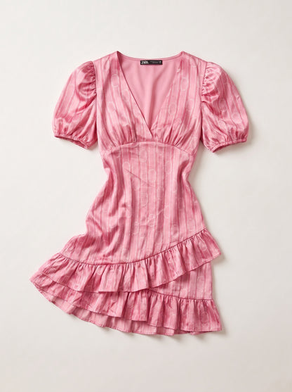 VESTIDO SATIN CADENA PRINT