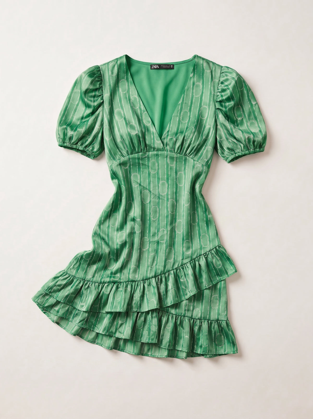 VESTIDO SATIN CADENA PRINT