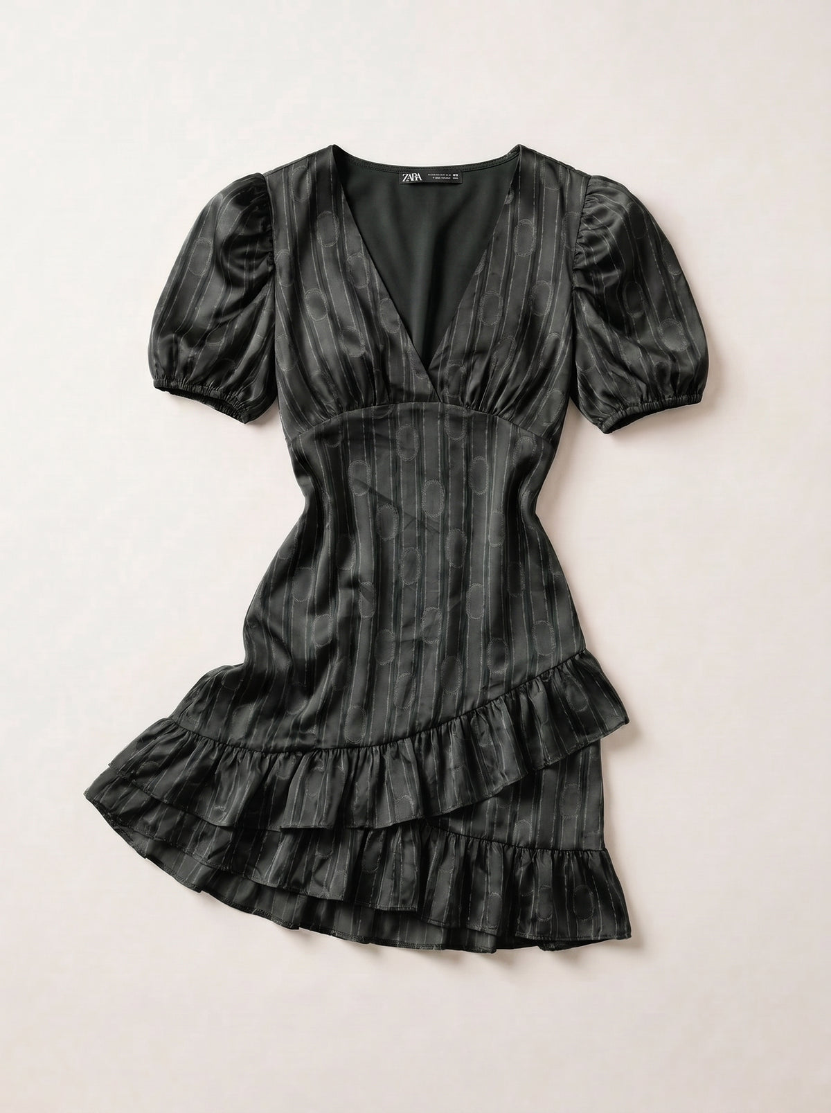 VESTIDO SATIN CADENA PRINT